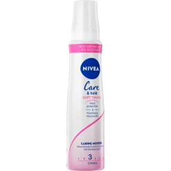 NIVEA 6x Haarmousse Care & Hold Soft Touch 250 ml