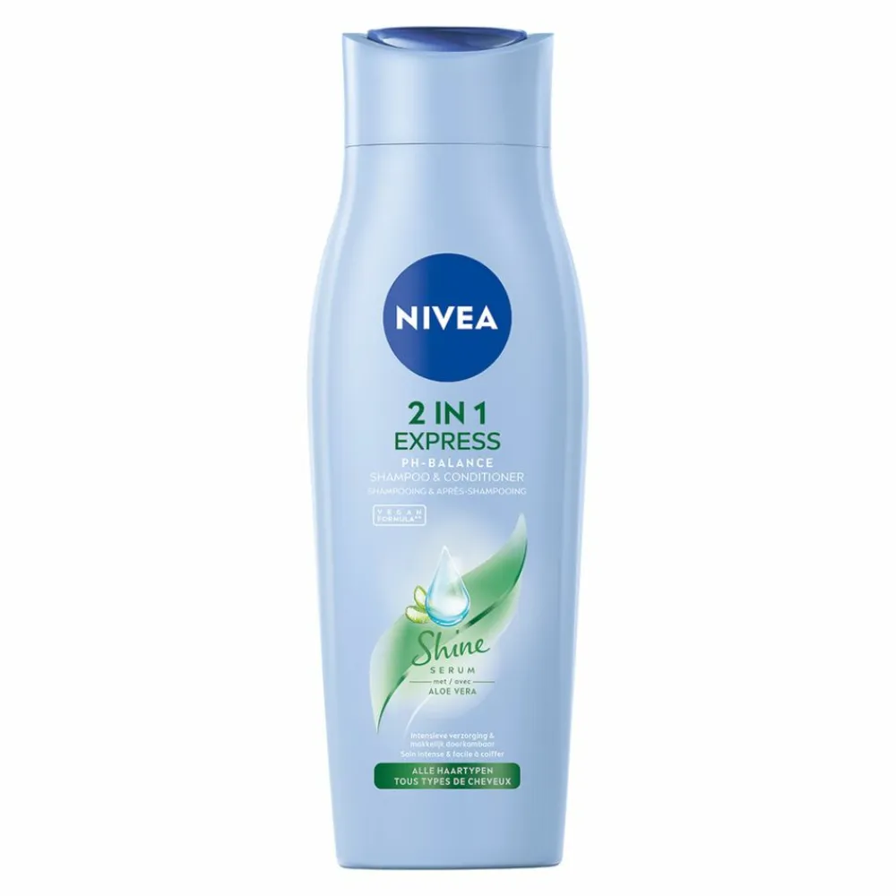 NIVEA 6x 2-in-1 Shampoo + Conditioner Care Express 250 ml