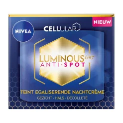NIVEA 3x Luminous 630 Nachtcrème Anti-Spot 50 ml