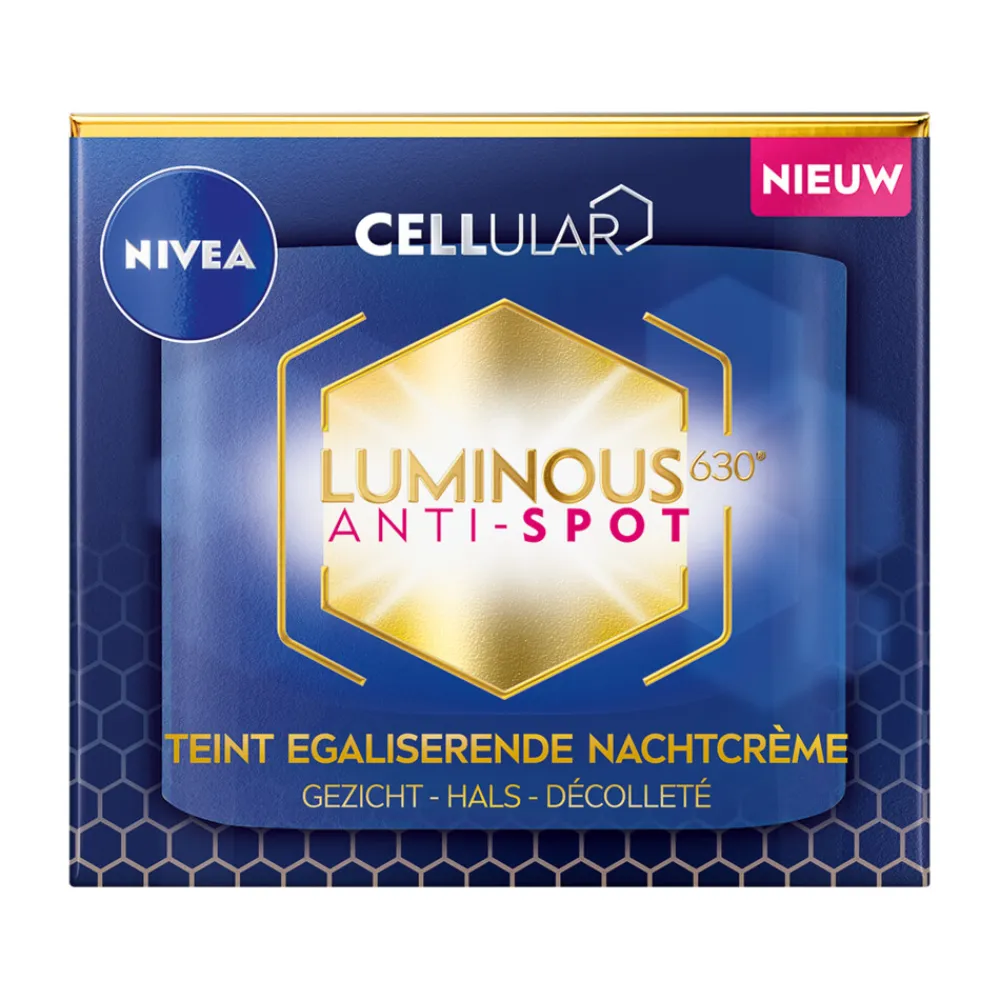 NIVEA 3x Luminous 630 Nachtcrème Anti-Spot 50 ml
