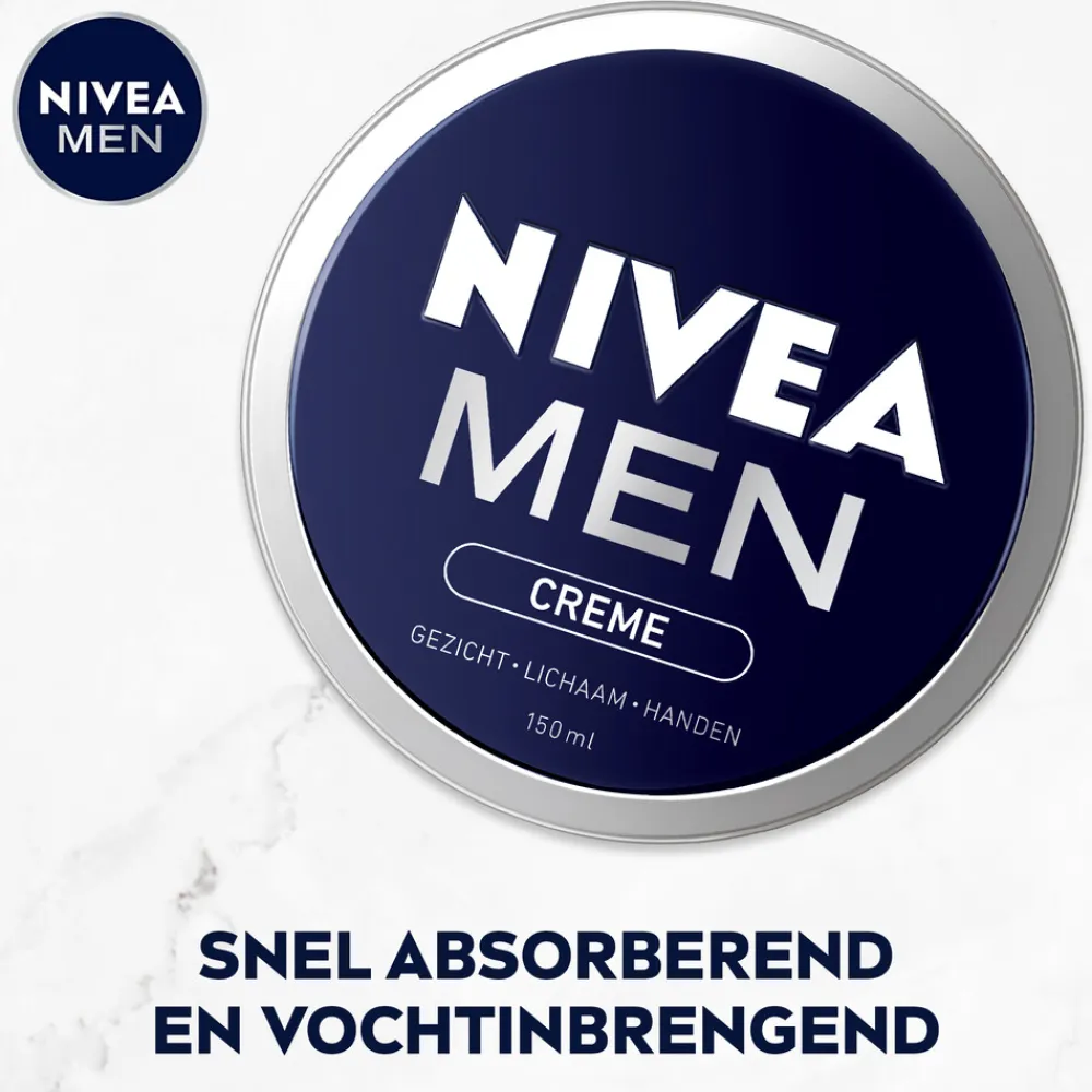 NIVEA Men 5x Crème Blik 150 ml