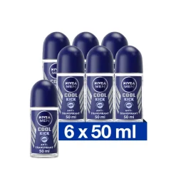 NIVEA Men 6x Deodorant Roller Cool Kick 50 ml