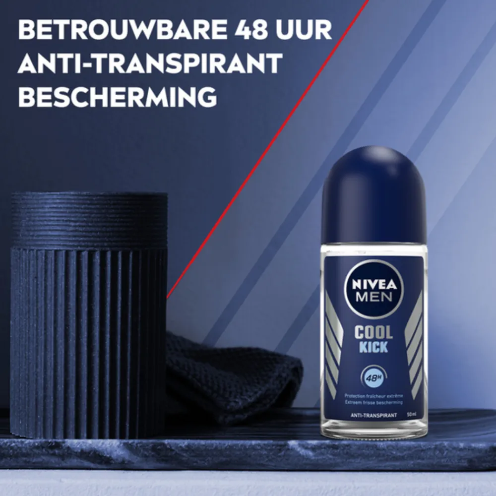 NIVEA Men 6x Deodorant Roller Cool Kick 50 ml