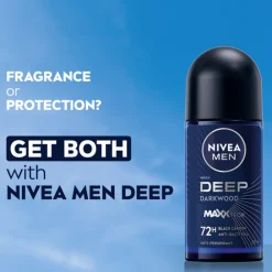 NIVEA Men 6x Deodorant Roller Deep 50 ml