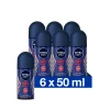 NIVEA Men 6x Deodorant Roller Dry Impact 50 ml