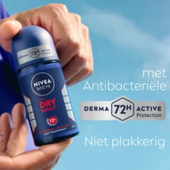 NIVEA Men 6x Deodorant Roller Dry Impact 50 ml