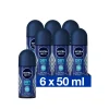 NIVEA Men 6x Deodorant Roller Dry Fresh 50 ml