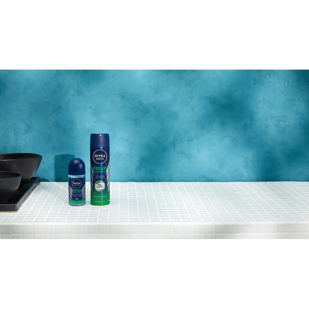 NIVEA Men 6x Deodorant Roller Fresh Sensation 50 ml