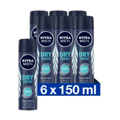 NIVEA Men 6x Deodorant Spray Dry Fresh 150 ml