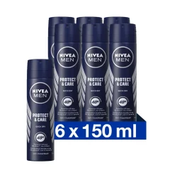 NIVEA Men 6x Deodorant Spray Protect & Care 150 ml