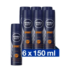 NIVEA Men 6x Deodorant Spray Sport 150 ml