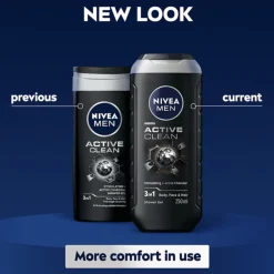 NIVEA Men 6x Douchegel Active Clean 250 ml