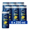 NIVEA Men 6x Douchegel Power Refresh 250 ml