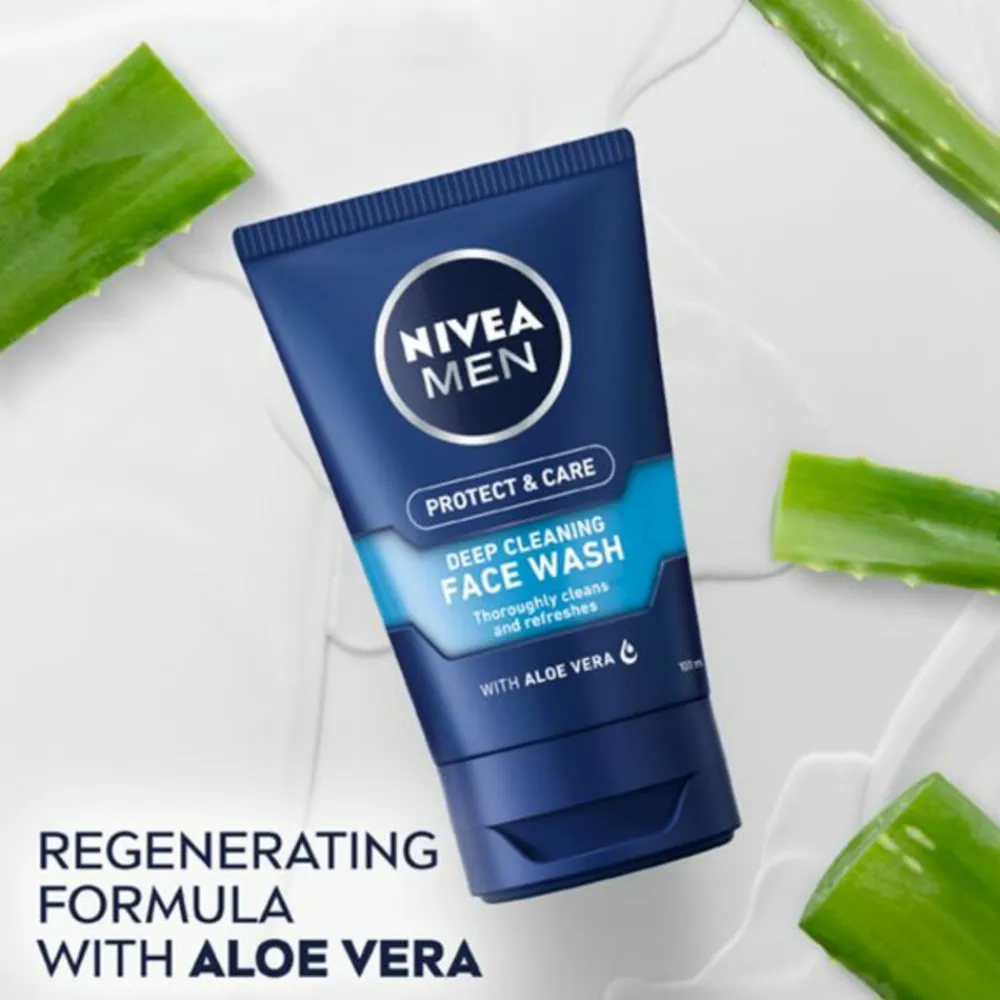 NIVEA Men 6x Face Wash Protect & Care 100 ml