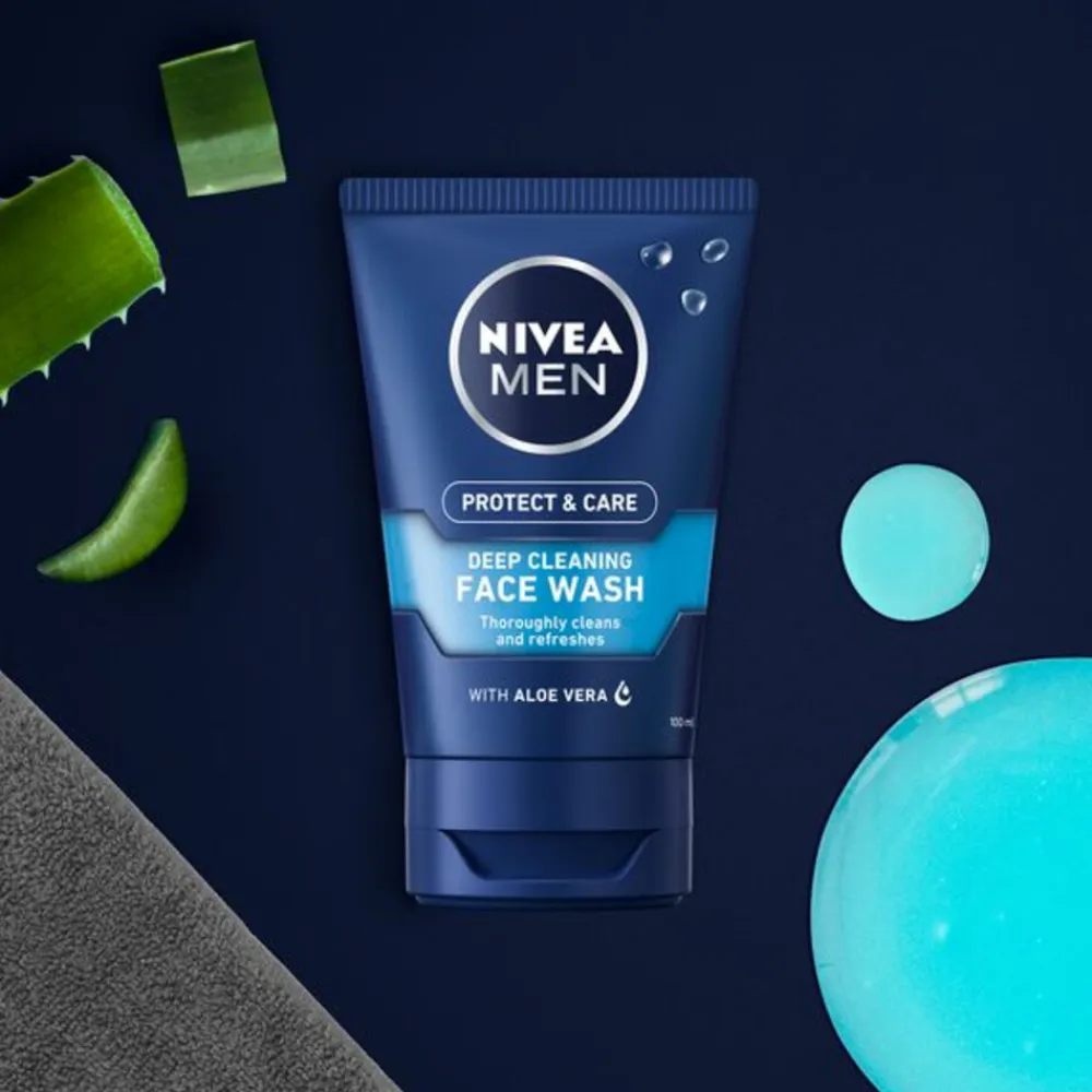 NIVEA Men 6x Face Wash Protect & Care 100 ml