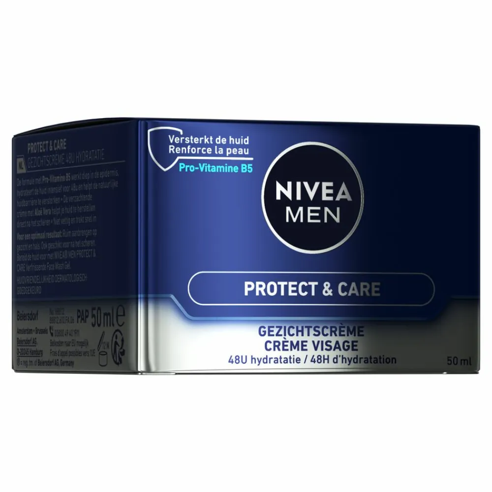 NIVEA Men 3x Intensieve Gezichtscrème Protect & Care 50 ml