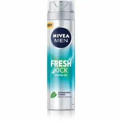 Heren NIVEA Men 6x Scheergel Fresh Kick 200 ml