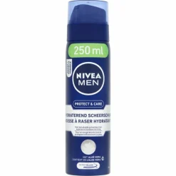 Heren NIVEA Men 6x Scheerschuim Protect & Care Hydraterend 250 ml