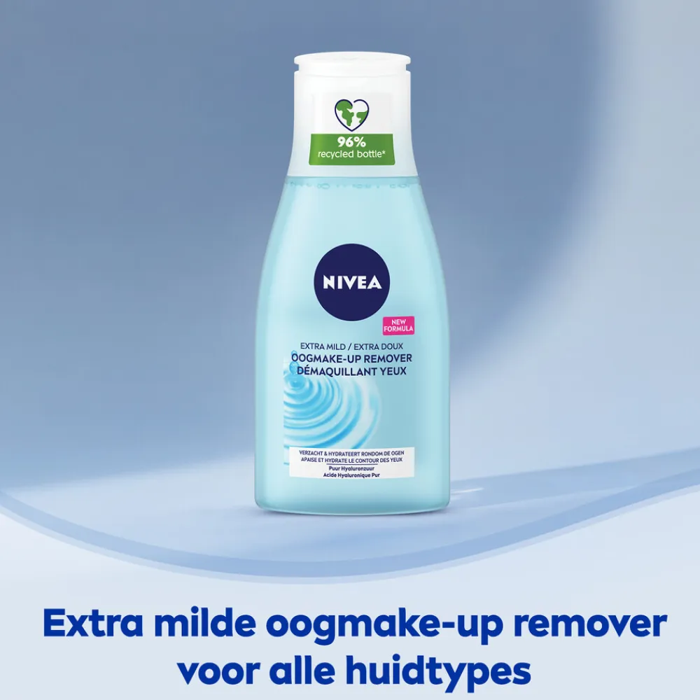 NIVEA 6x Oogmake-Up Remover Puur Hyaluronzuur 125 ml
