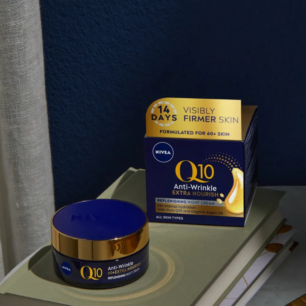 NIVEA 3x Q10 Nachtcrème Anti-Rimpel Extra Voedend 50 ml