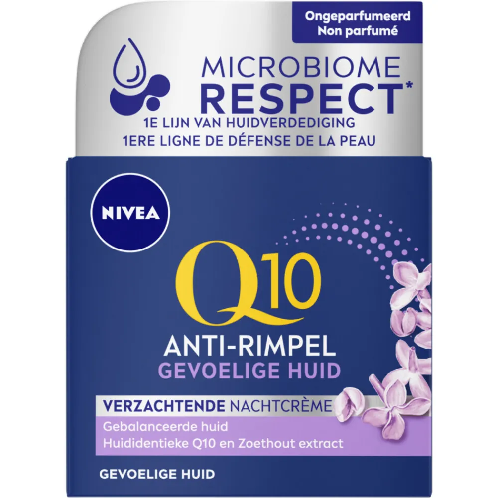 NIVEA 3x Q10 Nachtcrème Anti-Rimpel Verstevigend 50 ml
