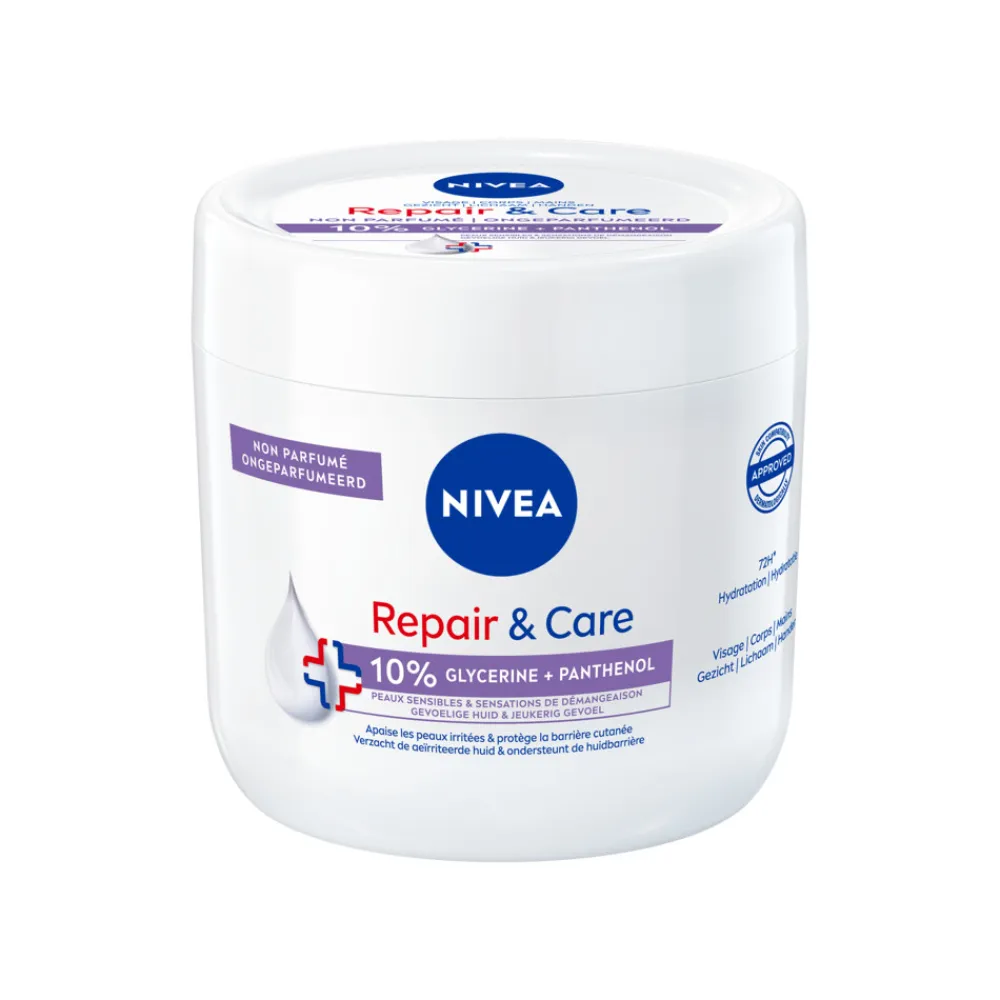 NIVEA 6x Repair & Care Bodycrème Sensitive 400 ml