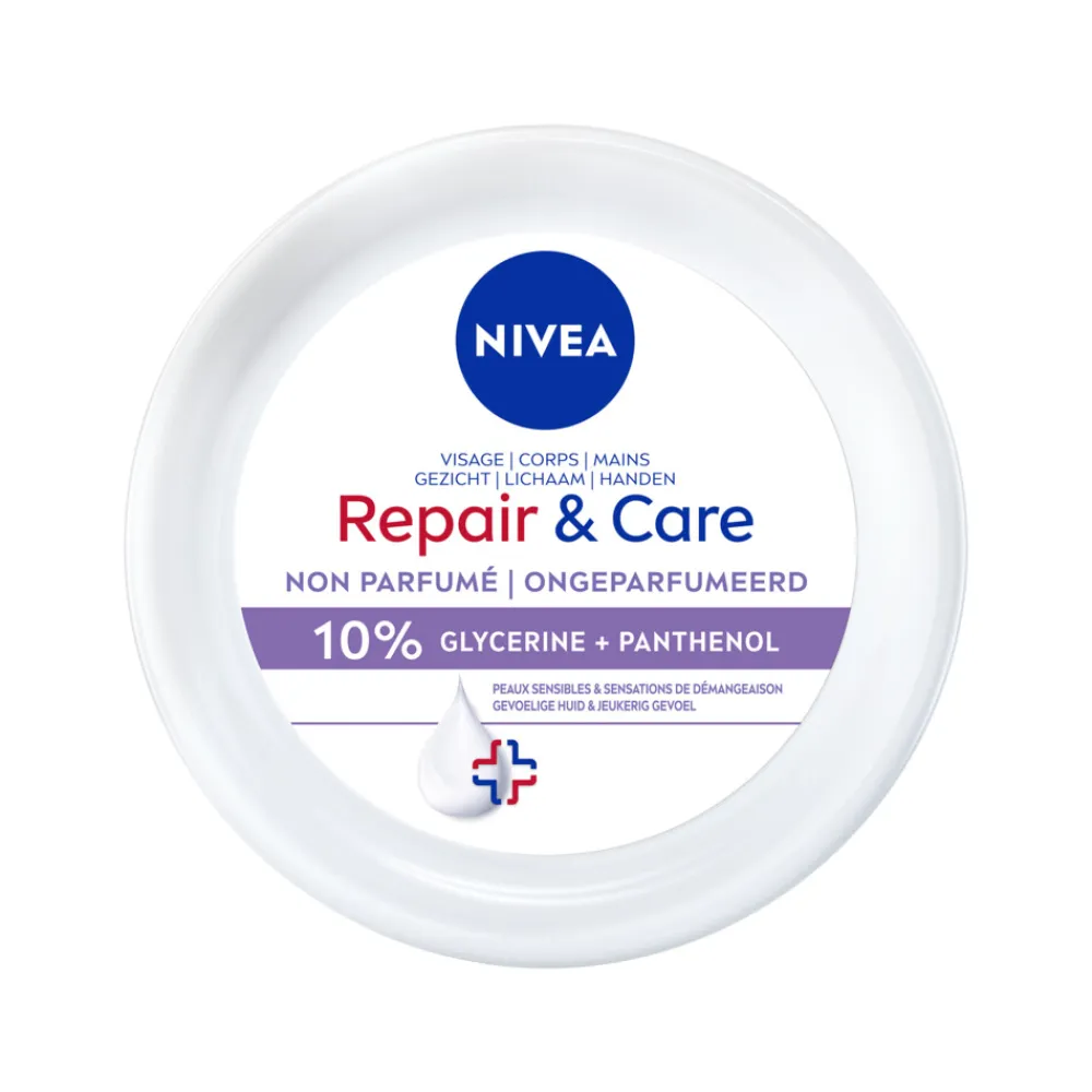 NIVEA 6x Repair & Care Bodycrème Sensitive 400 ml
