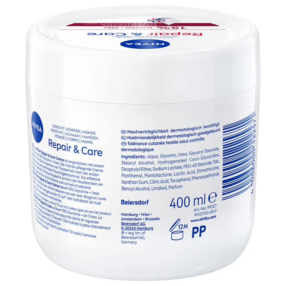 NIVEA 6x Repair & Care Bodycrème Urea 400 ml