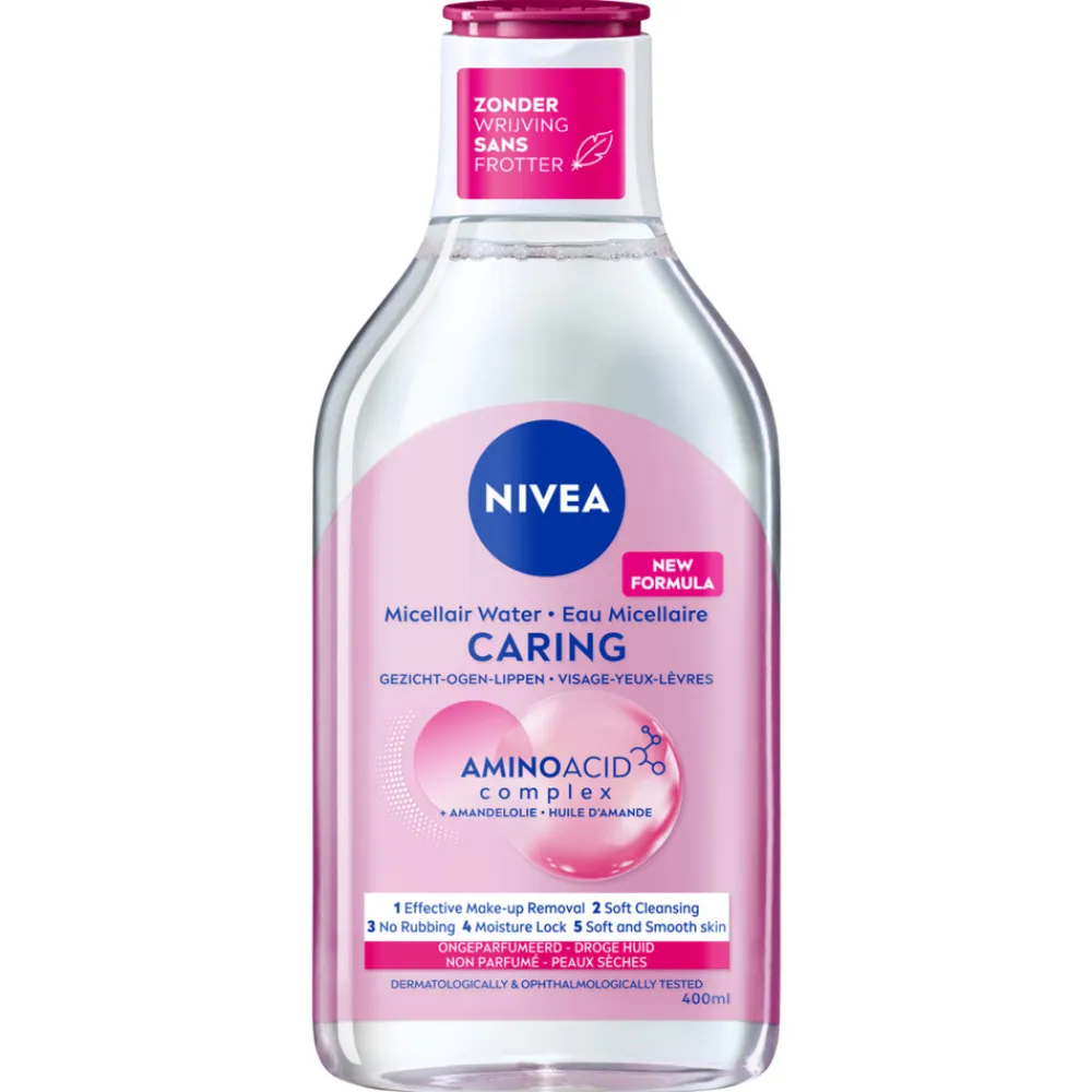 NIVEA 5x 0% Residu Micellair Water Droge Huid 400 ml