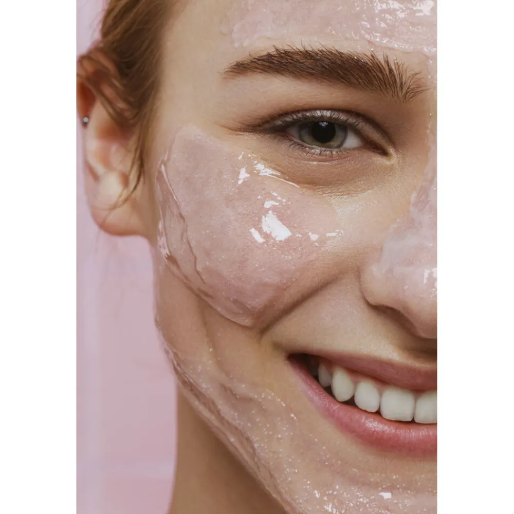 NIVEA 6x Rijstscrub Mild met Bio Framboos 75 ml