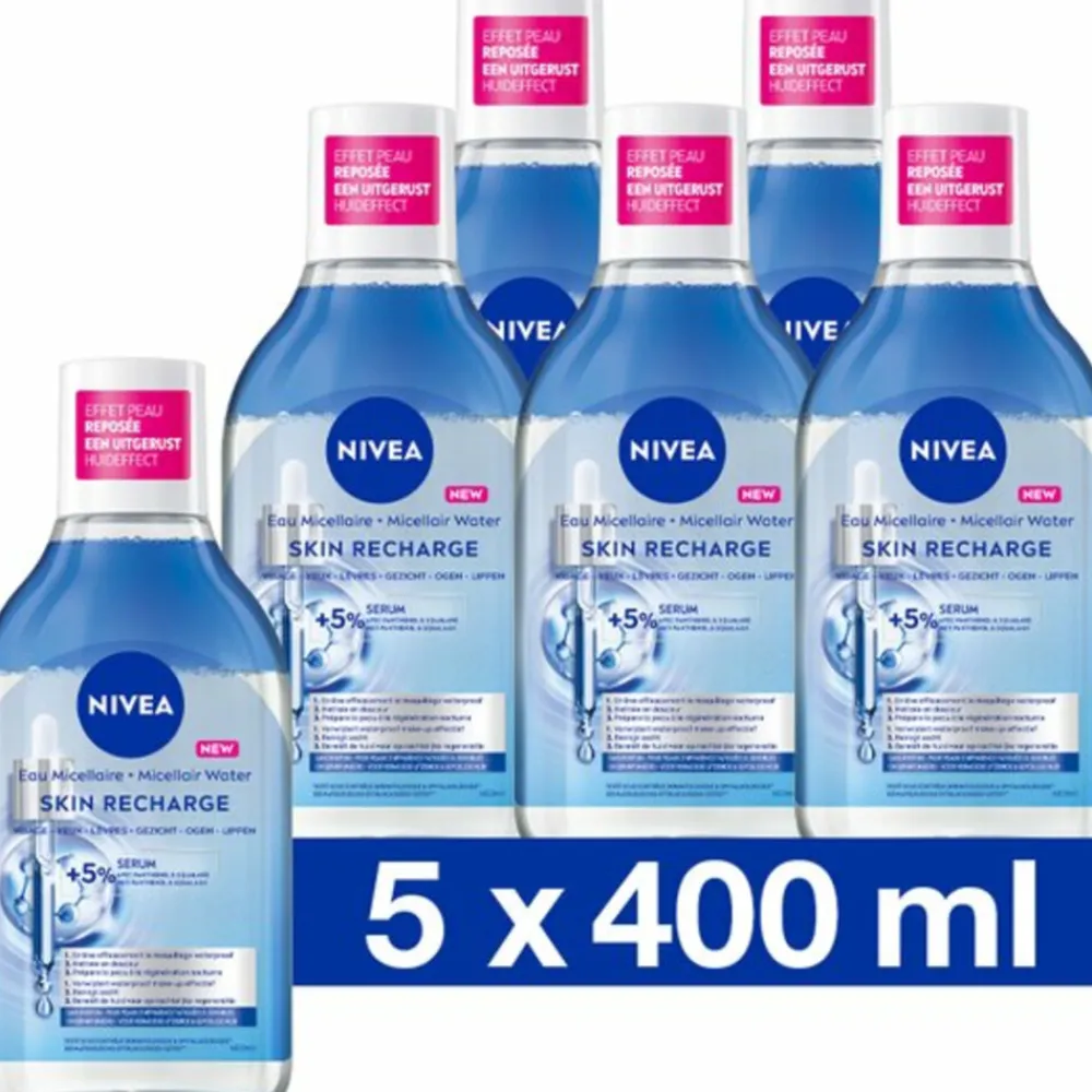 NIVEA 5x Serum-Infused Micellair Water Recharge 400 ml