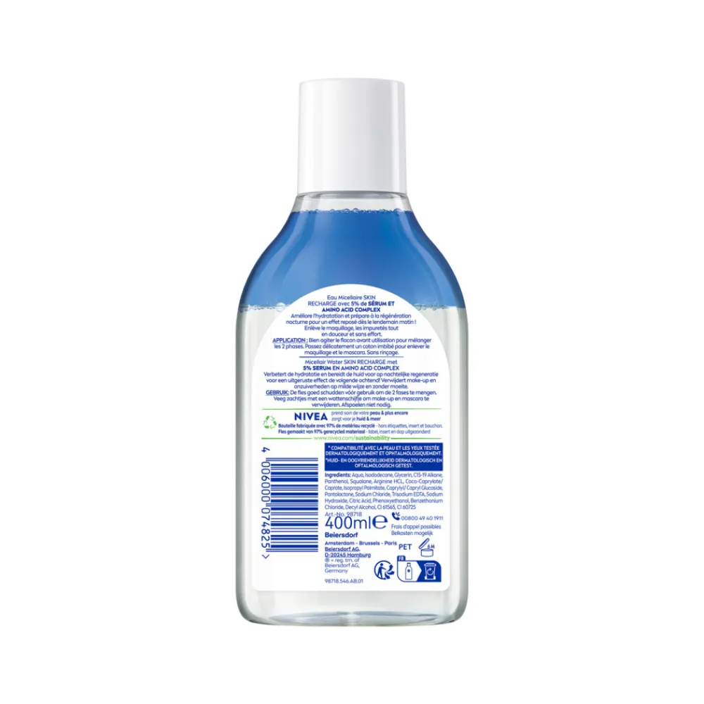 NIVEA 5x Serum-Infused Micellair Water Recharge 400 ml