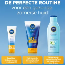 NIVEA Sun 2x Protect & Hydrate Zonnecrème Invisible Finish SPF 50+ 150 ml