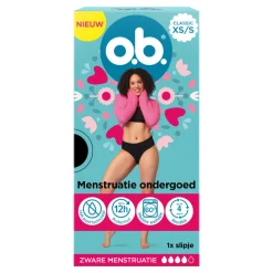OB 2x Herbruikbaar Menstruatie Ondergoed XS/S