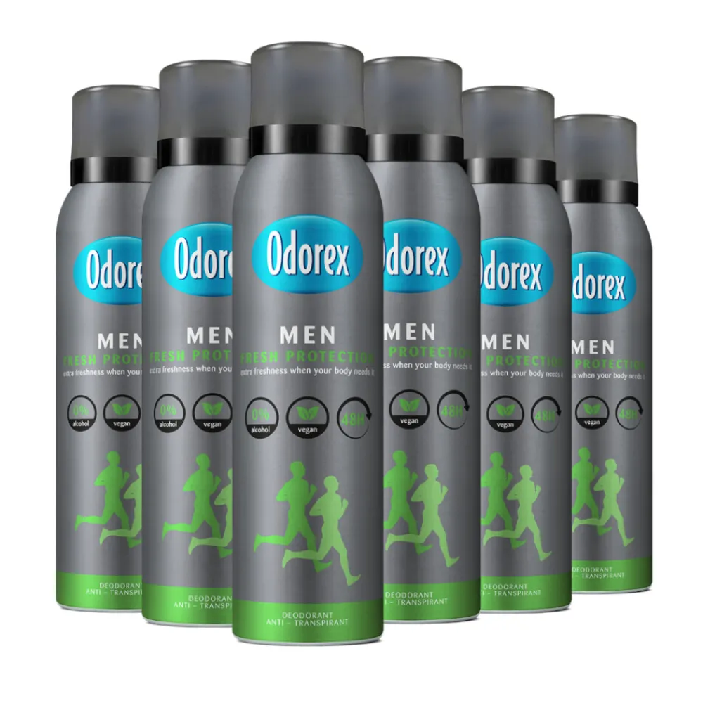 Odorex 6x Deodorant Spray For Men Fresh Protection 150 ml