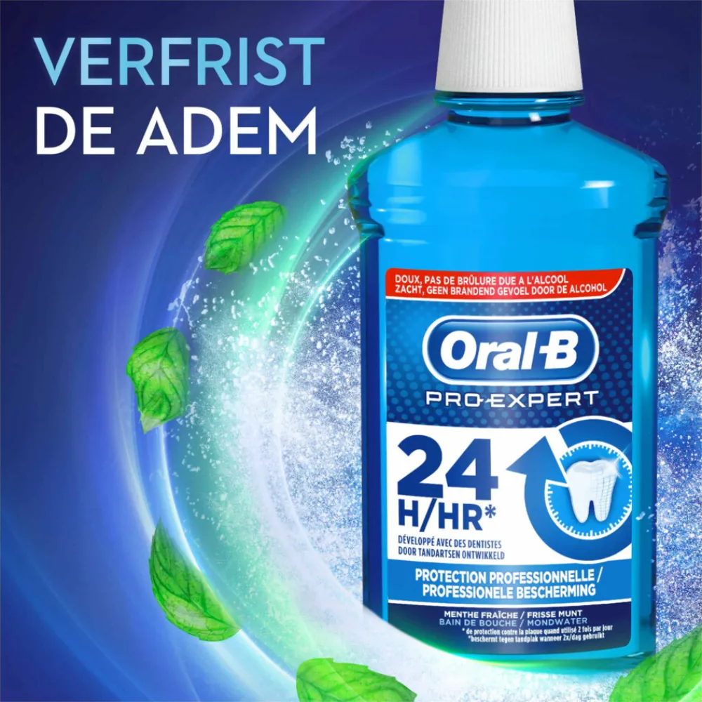 Oral-B 6x Mondwater Pro-Expert Professionele Bescherming 500 ml