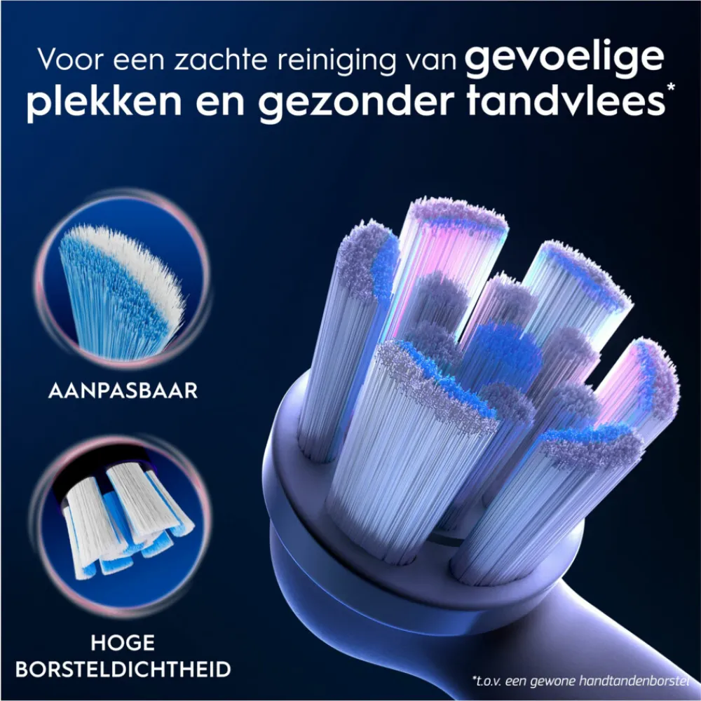 Oral-B 6x Opzetborstels iO Gentle Care Wit 6 stuks