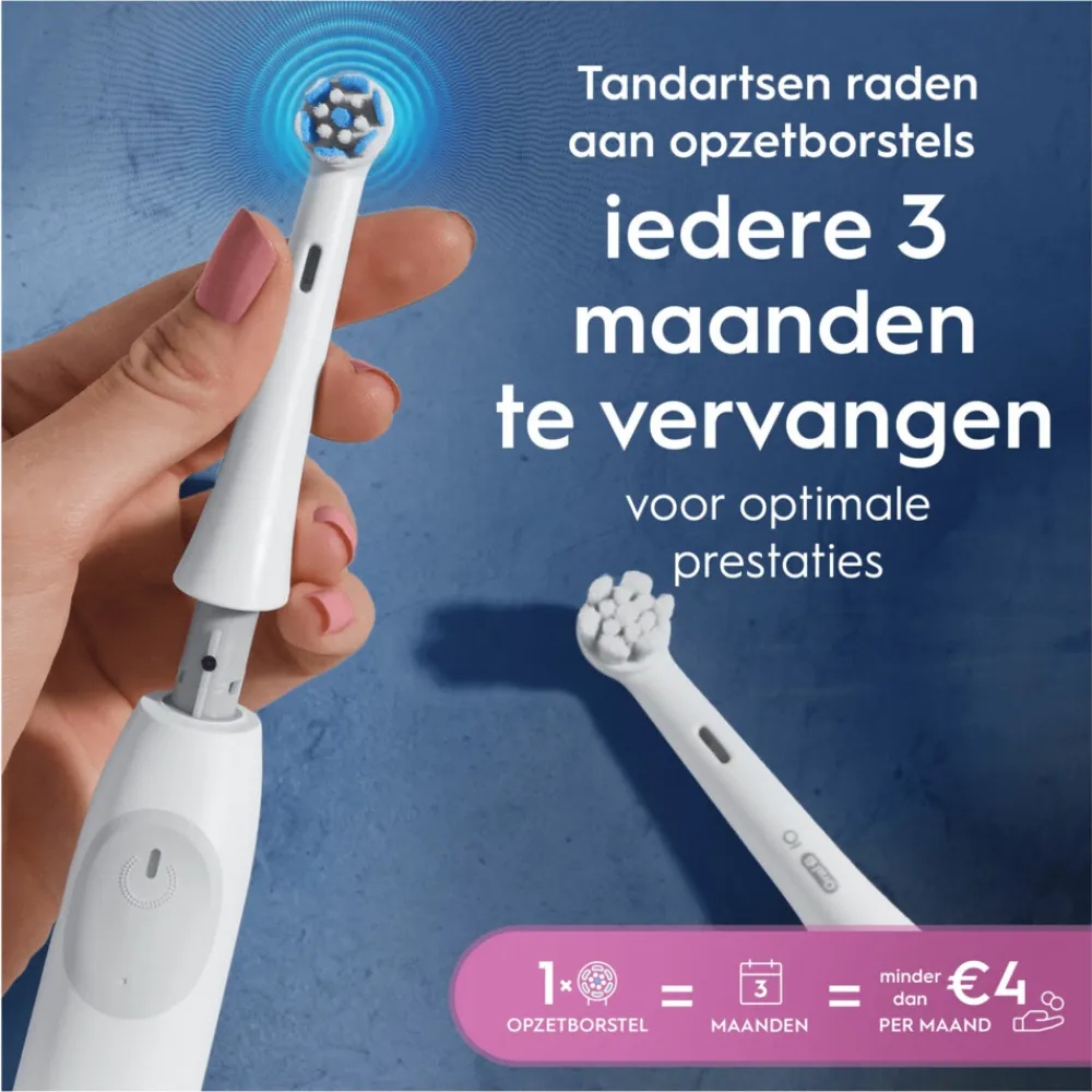 Oral-B 6x Opzetborstels iO Gentle Care Wit 6 stuks