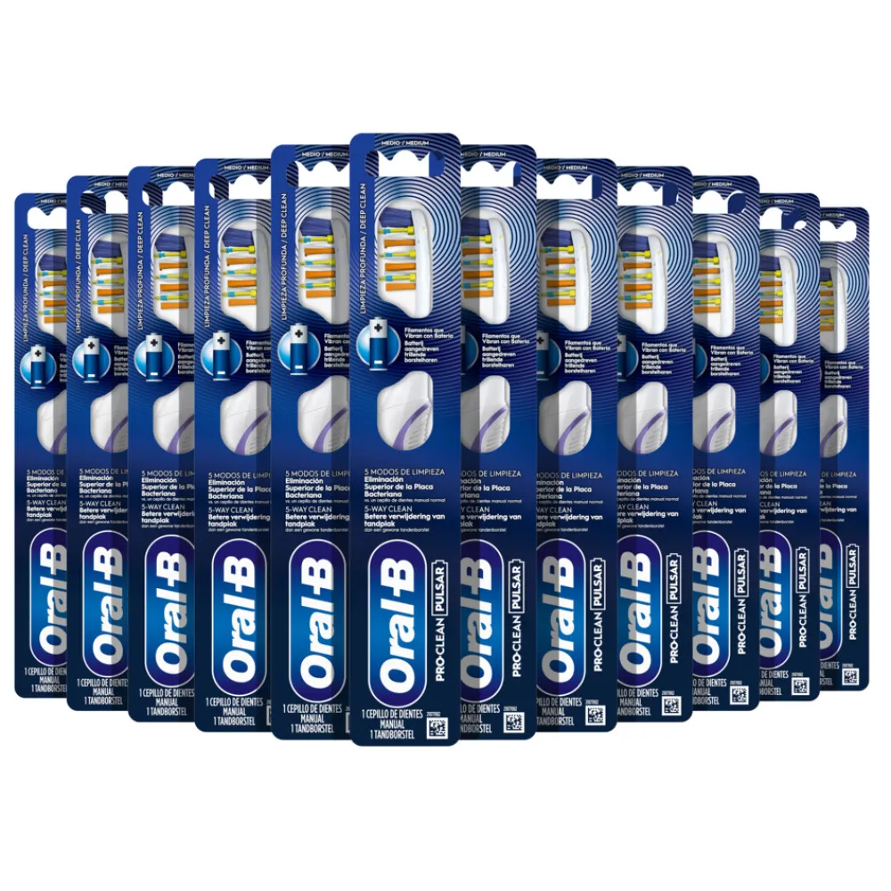 Oral-B 12x Tandenborstel Pro-Clean Pulsar Medium