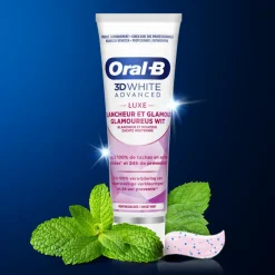 Oral-B 12x Tandpasta 3DWhite Advanced Luxe Glamorous White 75 ml