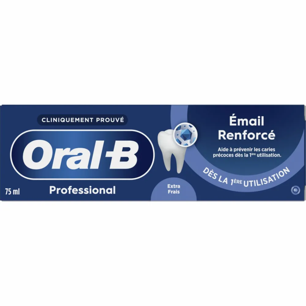 Oral-B 12x Tandpasta Professional Glazuurversterkend Extra Fris 75 ml