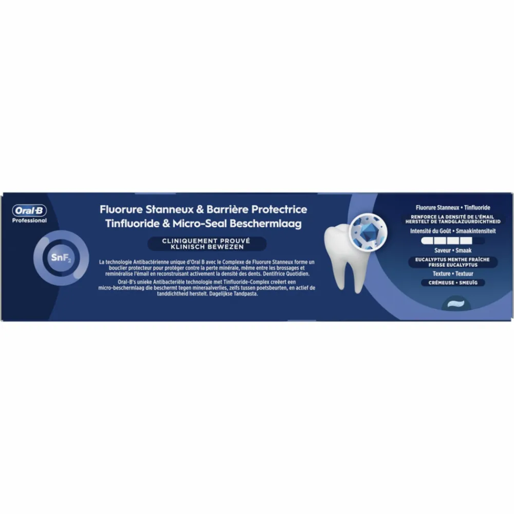 Oral-B 12x Tandpasta Professional Glazuurversterkend Extra Fris 75 ml