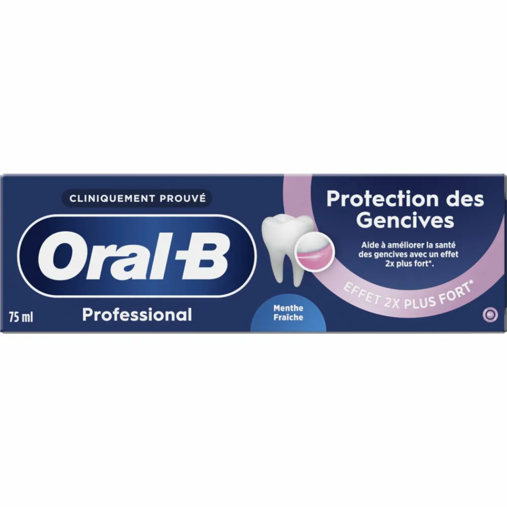 Oral-B 12x Tandpasta Professional Tandvleesbescherming Frisse Munt 75 ml