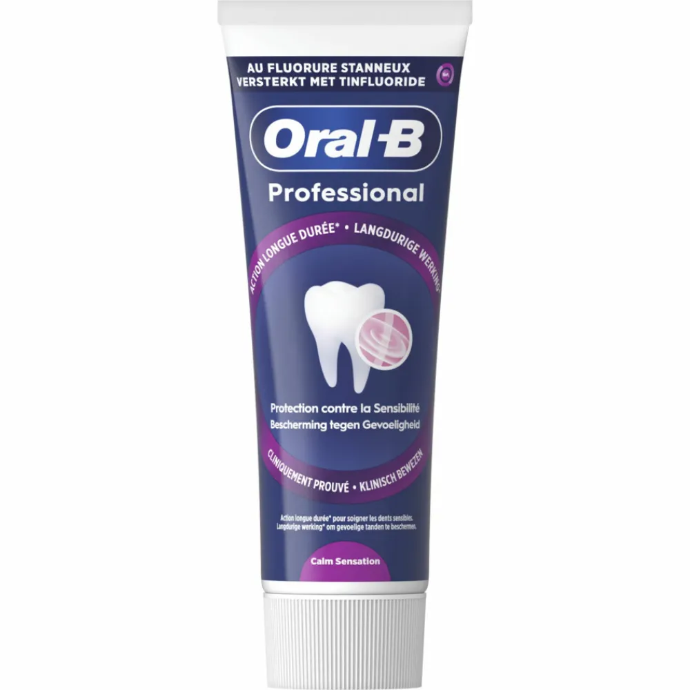 Oral-B 12x Tandpasta Professional Bescherming Gevoelige Tanden 75 ml