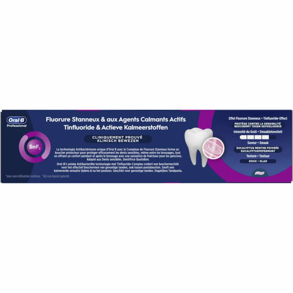 Oral-B 12x Tandpasta Professional Bescherming Gevoelige Tanden 75 ml