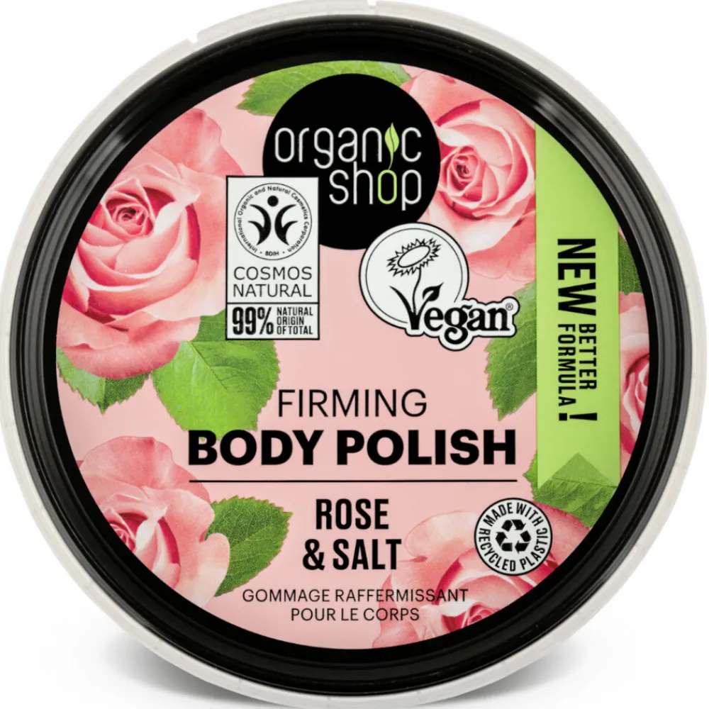 Organic Shop 6x Body Polish Pearl Rose 250 ml