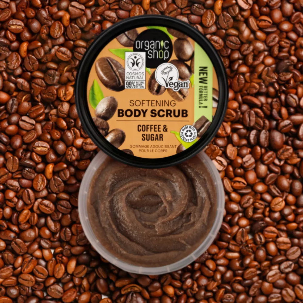 Organic Shop 6x Body Scrub Brazilian Coffee 250 ml