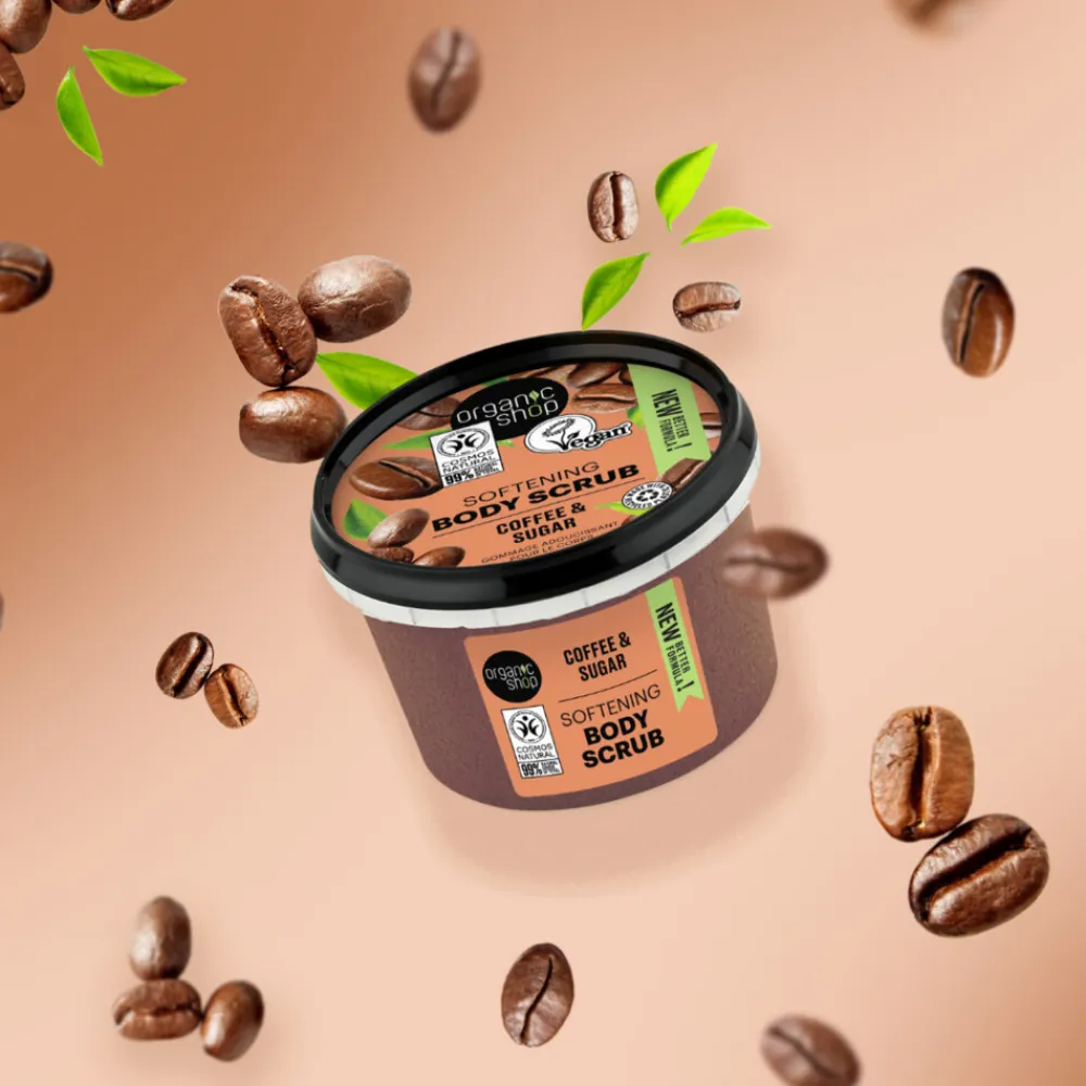 Organic Shop 6x Body Scrub Brazilian Coffee 250 ml