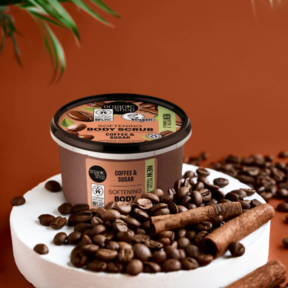 Organic Shop 6x Body Scrub Brazilian Coffee 250 ml