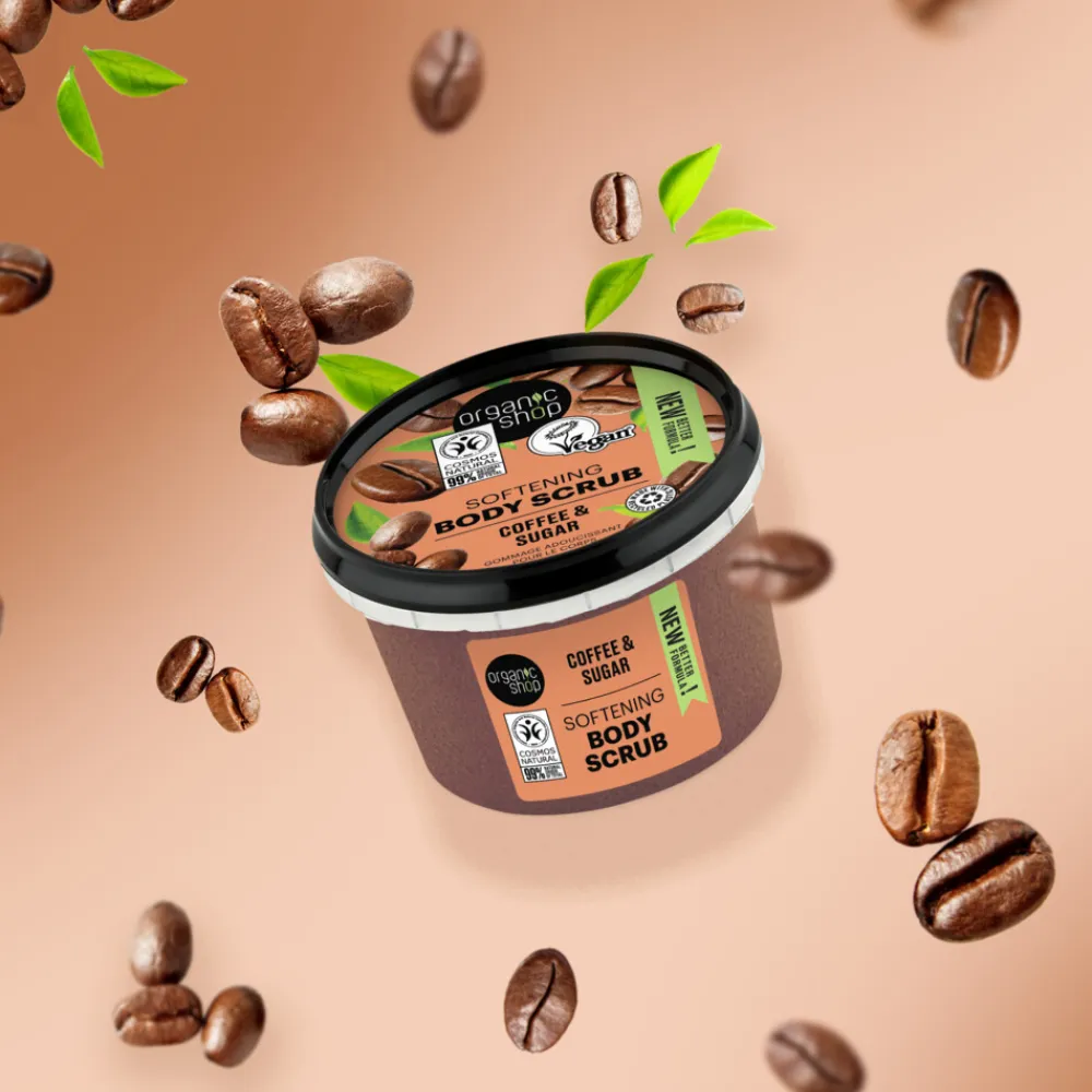Organic Shop 6x Body Scrub Brazilian Coffee 250 ml